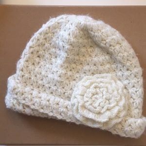 Wooden Ships Knit Beanie with Flower